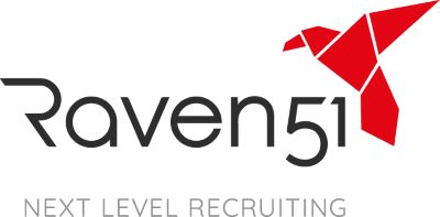 Raven51 Logo Slogan unten rgb