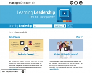 Leadership-Aspekte aufzeigen – mit Kurzfilmen. Learning Leadership: managerSeminare startet eine Erklärfilm-Reihe für Führungskräfte