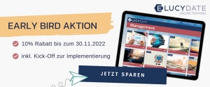 EARLY BIRD AKTION: So geht E-Learning mit ELUCYDATE